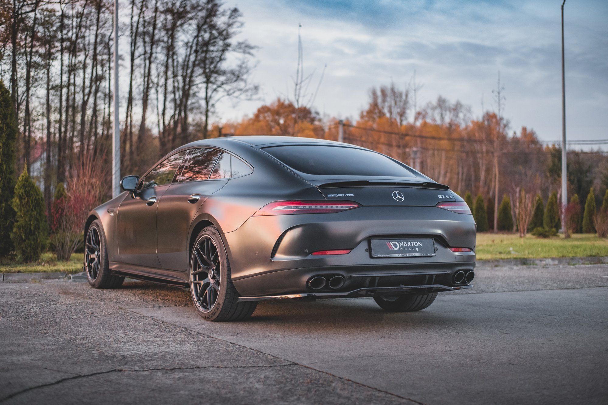 AMG gt 63s багажник