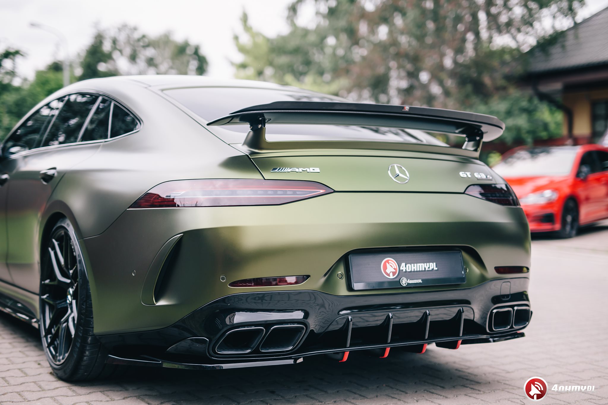 AMG gt 63s багажник