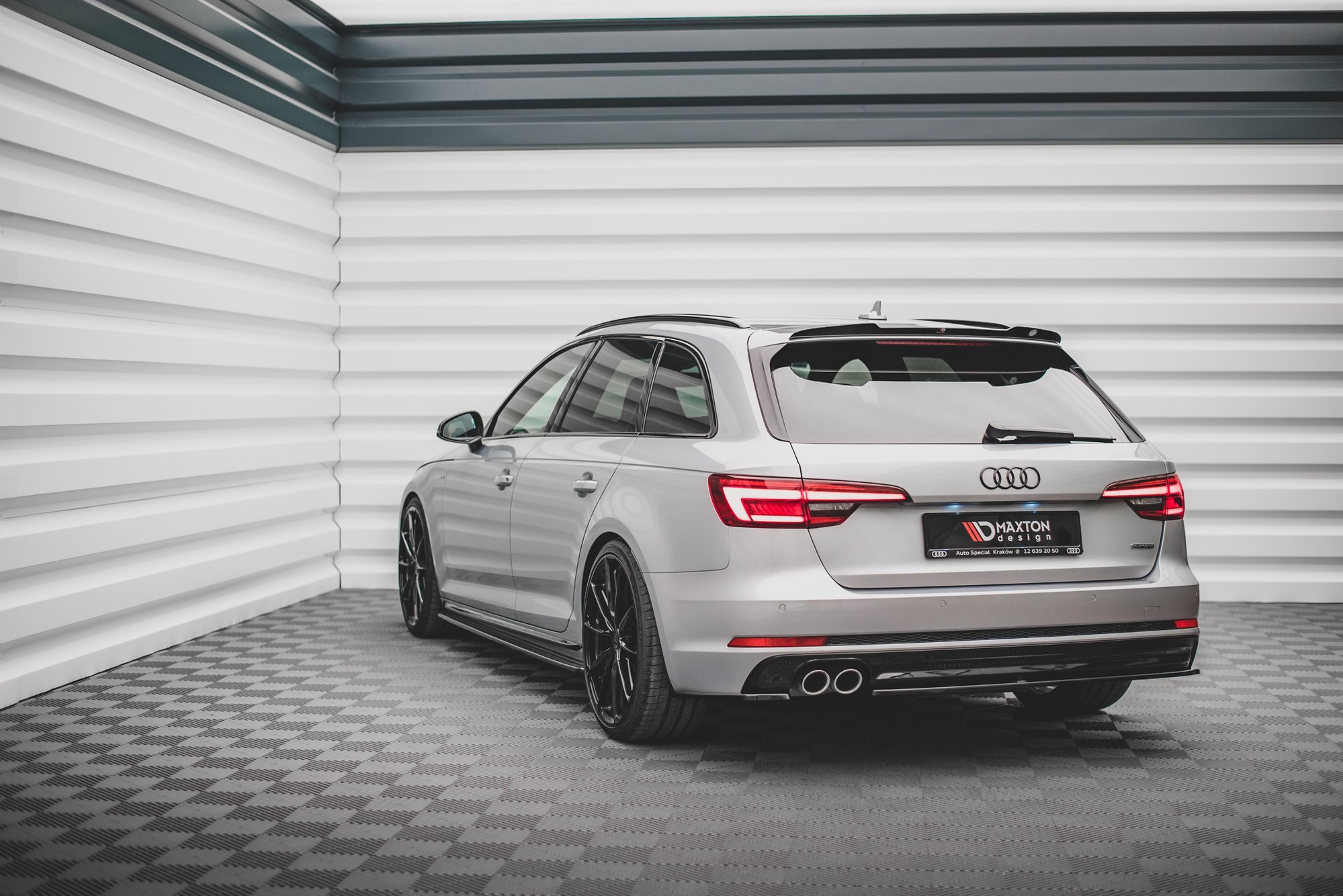 Спойлер Audi a4 b9. Audi a4 b9 avant сплиттер.