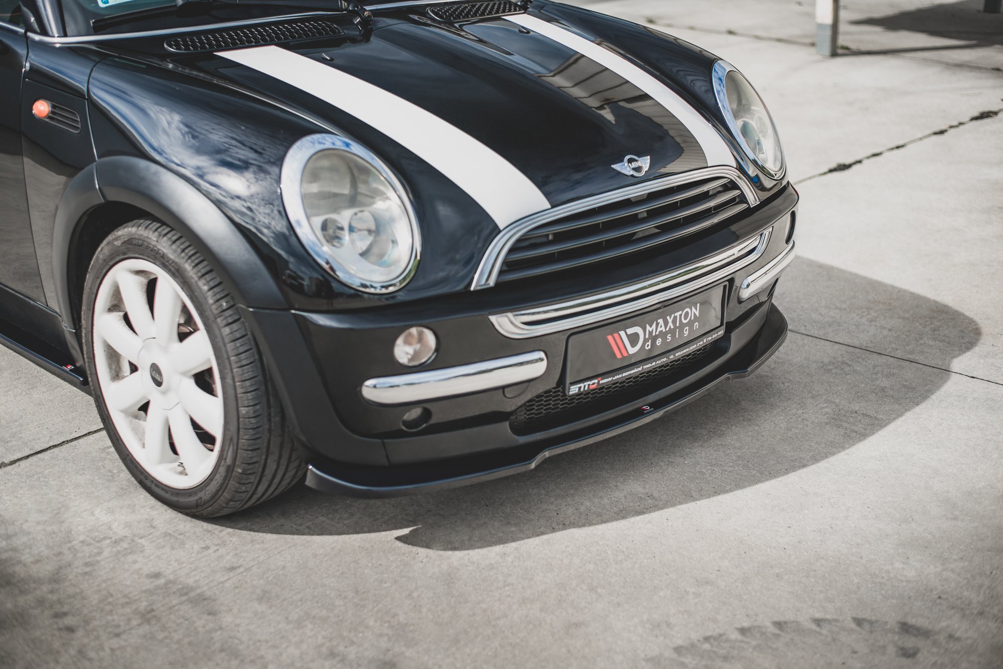 Сплиттер бампера переднего MAXTON Design для MINI Cooper / One R50 (01-06)  | Tuningmode.ru