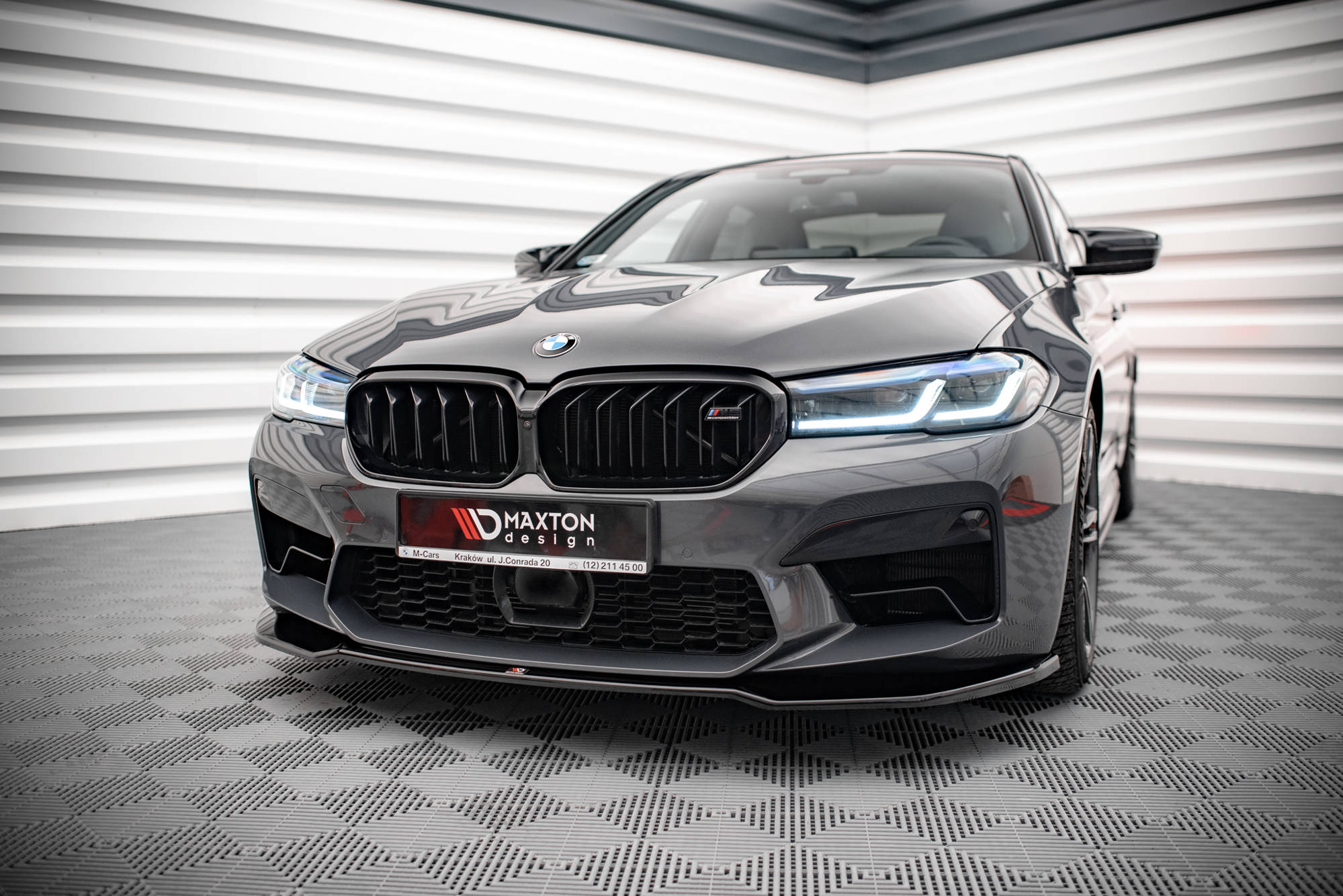 Сплиттер бампера переднего MAXTON Design для BMW M5 F90 LCI (20-...) |  Tuningmode.ru