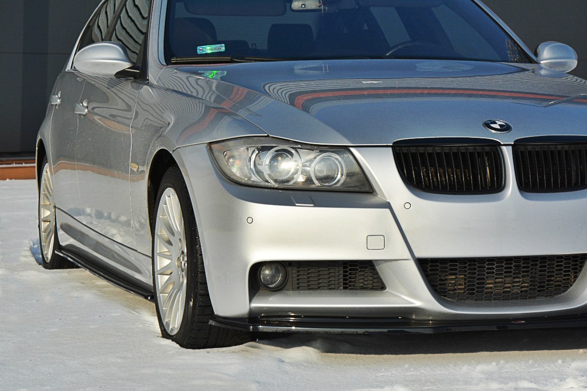 BMW 3 e90 белый с черным